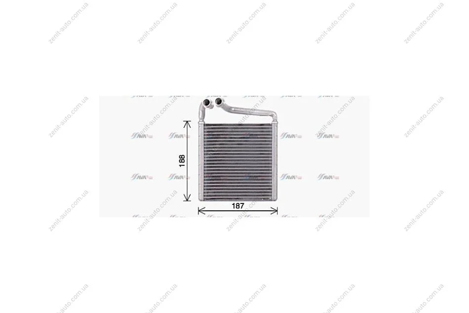 Радіатор обігрівача салону VW Passat (11-) (VN6416) AVA AVA COOLING 'VN6416 (фото 1)