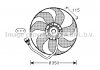 Вентилятор радіатора охолодження двигуна Skoda Octavia I 1,6i 1,8t 2,0i 98>10 AC+ AVA COOLING VN7521 (фото 2)