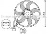 Вентилятор радіатора охолодження двигуна Skoda Octavia II AC+ 04>12 AVA AVA COOLING VN7534 (фото 2)