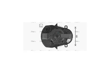 Вентилятор обігрівача салону VW Touareg II (10-)/Porsche Cayenne II (10-) (VN8549) AVA AVA COOLING 'VN8549