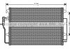 Радіатор кондиціонера MB Sprinter 2,2CDI 06> AVA COOLING VNA5277D (фото 2)