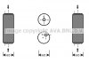 Осушувач кондиціонера Skoda Octavia I 98>10 AVA COOLING VND014 (фото 2)