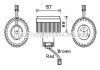 Вентилятор отопителя салона Volvo XC90 (02-), S60 (00-), S80 (98-) AVA AVA COOLING 'VO8177 (фото 1)