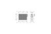 Радиатор отопителя Volvo S60 (00-), S70 (97-), S80 (98-), V70 (00-), XC70 (00-), XC90 (02-) AVA AVA COOLING 'VOA6110 (фото 3)