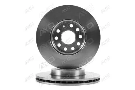 Диск гальмівний передній (кратно 2) (D=287.8mm) VW TAOS (20-), TOURAN (03-), T-ROC (17-), SKODA OCTAVIA (04-), AUDI A3 (03-) AYD 10-50154