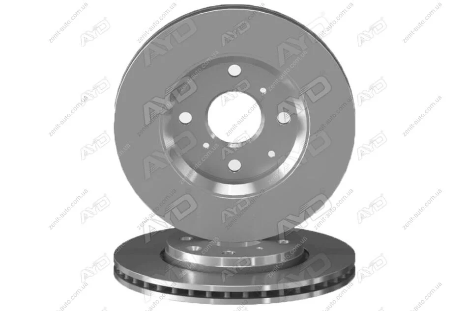 Диск тормозной передний (кратно 2) (D=247mm) CITROEN C1 (05-), PEUGEOT 107 (05-), TOYOTA AYGO (05-) AYD 10-50164 (фото 1)