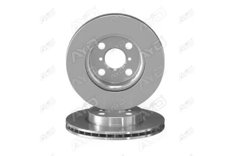 Диск тормозной передний (кратно 2) (D=258mm) TOYOTA YARIS (05-,10-), DAIHATSU CHARADE (10-) AYD 10-50202