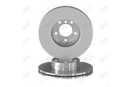 Диск тормозной передний (кратно 2) (D=324mm) BMW 5 (E60,E61) (01-10), 6 (E63) (07-10) AYD 10-50367
