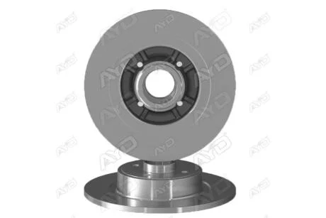 Диск тормозной задний (кратно 2) (D=274mm) RENAULT MEGANE (-03), SCENIC (-10) AYD 10-50612