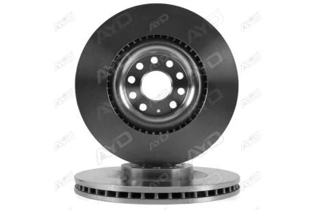 Диск тормозной передний (кратно 2) (D= 345mm)VW GOLF VI (5K1) (10/08-11/13), PASSAT VI (-12), SEAT LEON (12-) AYD 10-50674