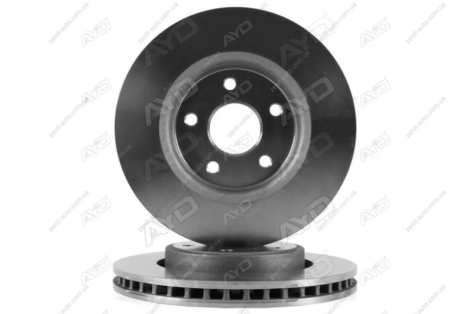 Диск тормозной передний (кратно 2) (D=328mm) JEEP GRAND CHEROKEE III (WH, WK) (-11), COMMANDER (XK, XH) (-10) AYD 10-50696 (фото 1)