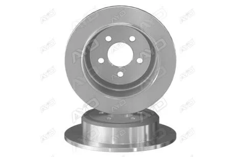 Диск тормозной задний (кратно 2) (D=316mm) DODGE NITRO (09/06-12/12) AYD 10-50708
