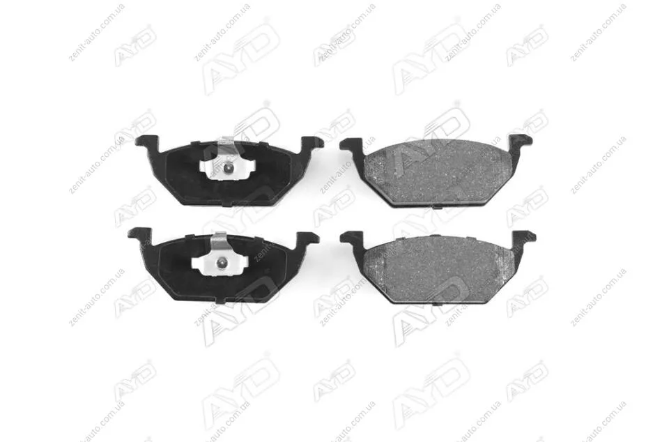 Колодки гальмівні передні VW Beetle (-19), Golf (04-), Jetta (08-), Audi A1, A3, Octavia (-10) PREMIUM (1160022A) AYD '1160022A (фото 1)