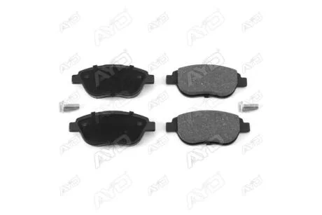 Колодки гальмівні перед (з болтами) PEUGEOT 206, 207, 307 (06-), CITROEN C3,C4, XSARA (-12) AYD 11-60036BA