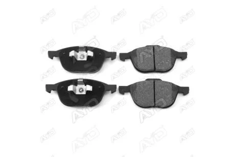Колодки тормозные передние Ford Ecosport (11-), Kuga (08-), Focus II,III, C-MAX (08-), Mazda 3 (BK) PREMIUM AYD '1160042A