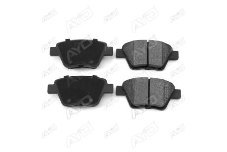 Колодки тормозные задн SKODA OCTAVIA II (04-), YETI (09-), VW TOURAN (03-), JETTA IV (08-), PASSAT B7 (11-) AYD 11-60065A
