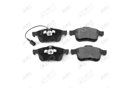 Колодки гальмівні передні (датчик -1од) Fiat Doblo (263) (10-), Opel Combo (12-) PREMIUM AYD '1160070A