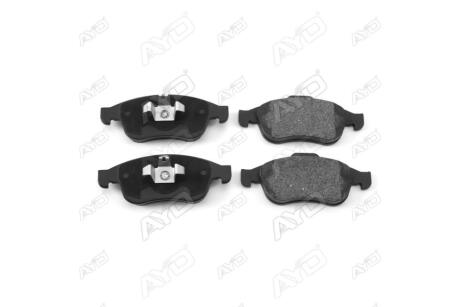 Колодки тормозные передние Renault Scenic III (09-), Duster (10-), Captur (13-), Megane (08-), Zoe (12-) PREMIUM AYD '1160073A