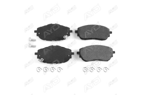 Колодки гальмівні передні (з болтами, притискними елементами) Toyota Auris (12-), Corolla (06-) PREMIUM AYD '1160083A