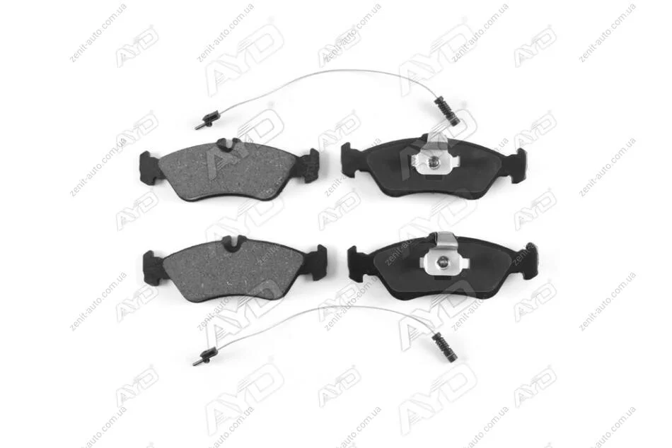 Колодки тормозные задн (с датчиком износа, 2шт.) MERCEDES-BENZ SPRINTER (903) (-06), VW LT 28-46, (-06) AYD 11-60110BA (фото 1)