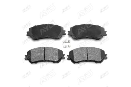 Колодки гальмівні передні (з притискними елементами) Renault Kadjar (15-), Koleos (16-) PREMIUM AYD '1160117A