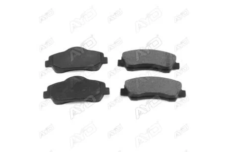 Колодки тормозные передние Peugeot 308 II (13-), Citroen C4 Cactus (14-), C-Elysee (DD) (12-) PREMIUM (1160152A) AYD '1160152A