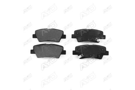Колодки гальмівні задні Hyundai Solaris, I20 (14-), I30 (12-), Veloster (FS) (11-), KIA Ceed (JD) PREMIUM AYD '1160153A