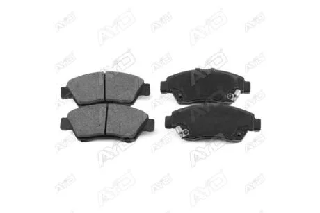 Колодки гальмівні передн HONDA CIVIC V-VIII, JAZZ IV (04-), CR-Z (ZF) (10-), INSIGHT (ZE) (09-) AYD 11-60166BA