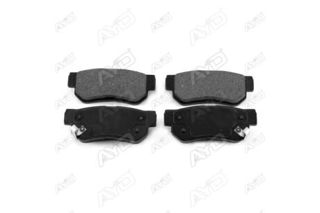 Колодки тормозные задние Hyundai Sonata IV (EF), V (NF), Elantra (XD, HD), Tucson (JM), KIA Sportage II (JE, KM) PREMIUM AYD '1160176A