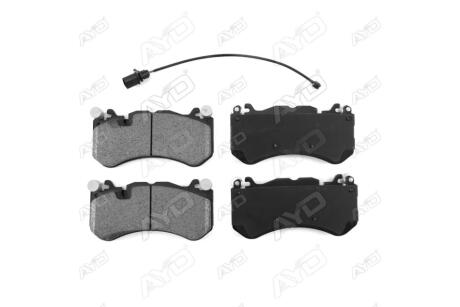 Колодки тормозные передние (с датчиком - 1шт) Audi A6 C6 (04-), MB E-CLASS (W212) (09-) PREMIUM AYD '1160410A