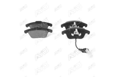 Колодки тормозные передние (с датчиком - 1шт) Audi Q3 (11-), VW Passat B7 (11-) PREMIUM (11-60488A) AYD '1160488A