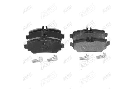 Колодки тормозные передние (с болтами) MB A-CLASS (W168) (-05), Vaneo (414) (-05) PREMIUM AYD '1160575A