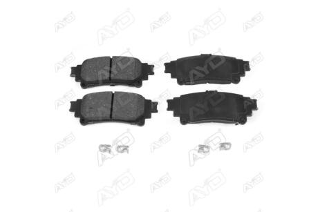 Колодки тормозные задние (с прижимными элементами) Lexus IS (05-), GS (11-) PREMIUM AYD '1160624A
