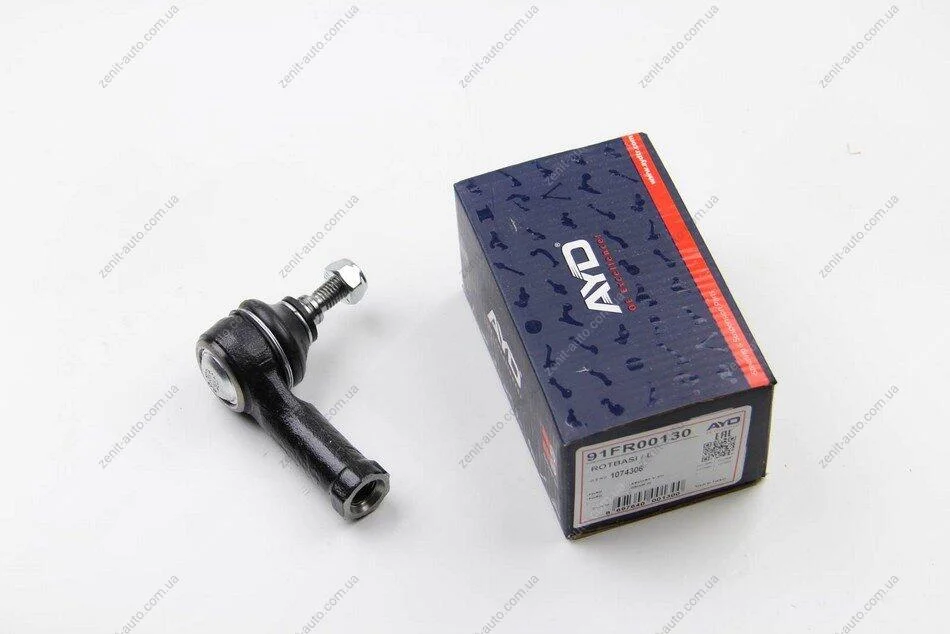Наконечник рулевой лев (кон 13.2*16.2 L=75mm) FORD ESCORT (-01), FOCUS (-09) AYD 91-00130 (фото 1)