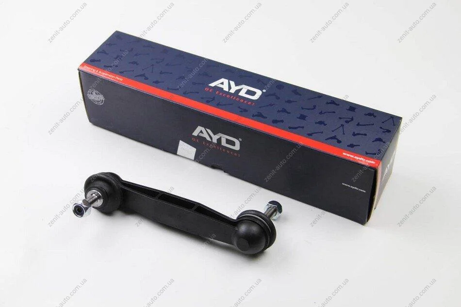 Стійка стабілізатора переднього нижня Peugeot 406 (95-) AYD 96-04606 (фото 1)
