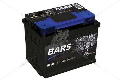 АКБ 6СТ-62 L+ (пт 550) BARS '062271