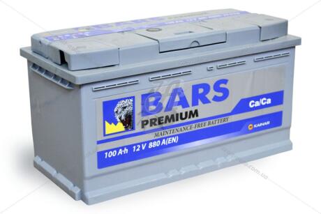 АКБ 6СТ-100 R+ (пт 900) (не обслуг) Premium BARS '100230