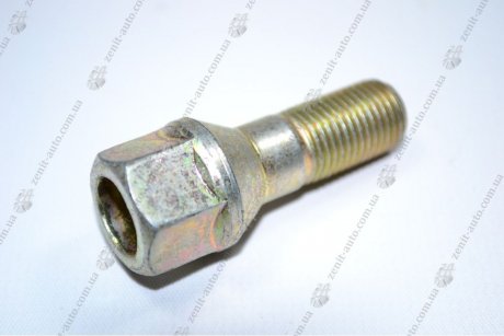 Болт колеса 12х1,25х27 2101 -12,Калина пустышка (S 17)(кратно 10) БелЗАН 21120-3101040-10