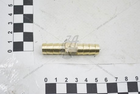 Переходник прямой (трубка) 10мм бронза Белебей крепеж БелЗАН F 507 (фото 1)