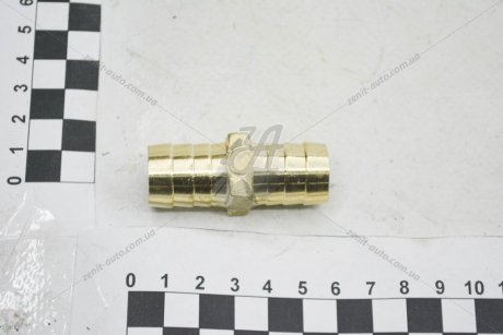 Переходник прямой (трубка) 18мм бронза крепеж БелЗАН F 511 (фото 1)