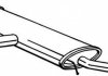 Глушник алюмінізовона сталь задня частина AUDI A3 (13-) BOSAL 105-037 (фото 2)