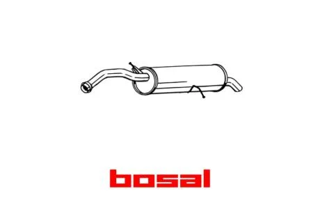Глушитель задняя часть CITROEN C4 (08-11), PEUGEOT 308 (07-14) BOSAL 135-093