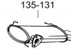 Глушитель, алюминизированная cталь, задняя часть PEUGEOT 4007 2.2 HDi Turbo (02/07-03/13) BOSAL 135-131 (фото 2)