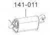 Глушитель алюминизированная cталь Авео (хетчбэк) BOSAL 141-011 (фото 2)