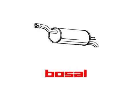 Глушник задня частина FIAT DOBLO 00- BOSAL 148-351