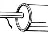 Глушник алюмінізована сталь, задня частина HYUNDAI I10 13- BOSAL 165-073 (фото 2)
