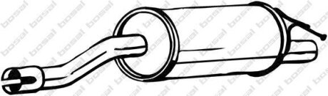 Глушник задня частина Dacia Duster 10- Renault Duster 12- BOSAL '200091