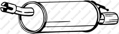 Глушник задня частина Dacia Duster 10-18 Renault Duster 12- BOSAL '200169