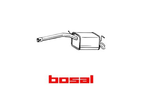 Глушитель задняя часть VW CADDY III 06- BOSAL 233-405
