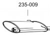 Глушитель алюминизированная cталь, задняя часть VOLVO 740 2.0 (00/87 - 08/88) BOSAL 235-009 (фото 2)